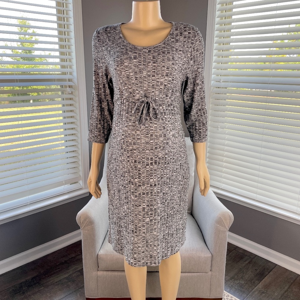 Mamalicious 3/4 Sleeve Knit Maternity Dress